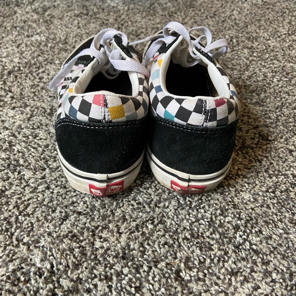 Color Checkered Vans - Picture 3 of 4